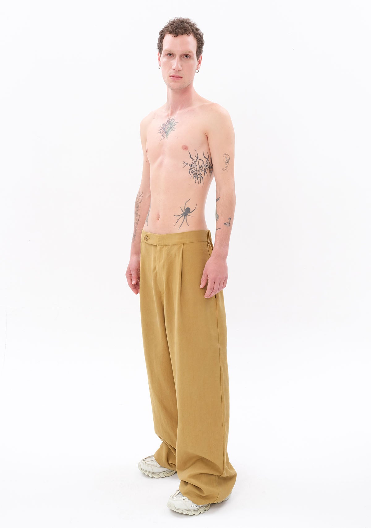 Açık Yeşil Tencel™ Pantolon
