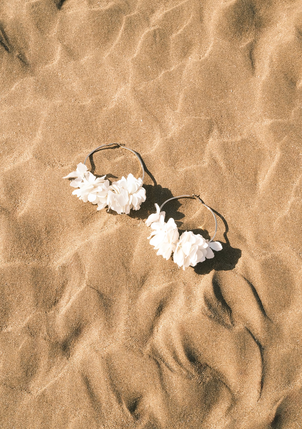 Sekhmet Cream Tencel Earring