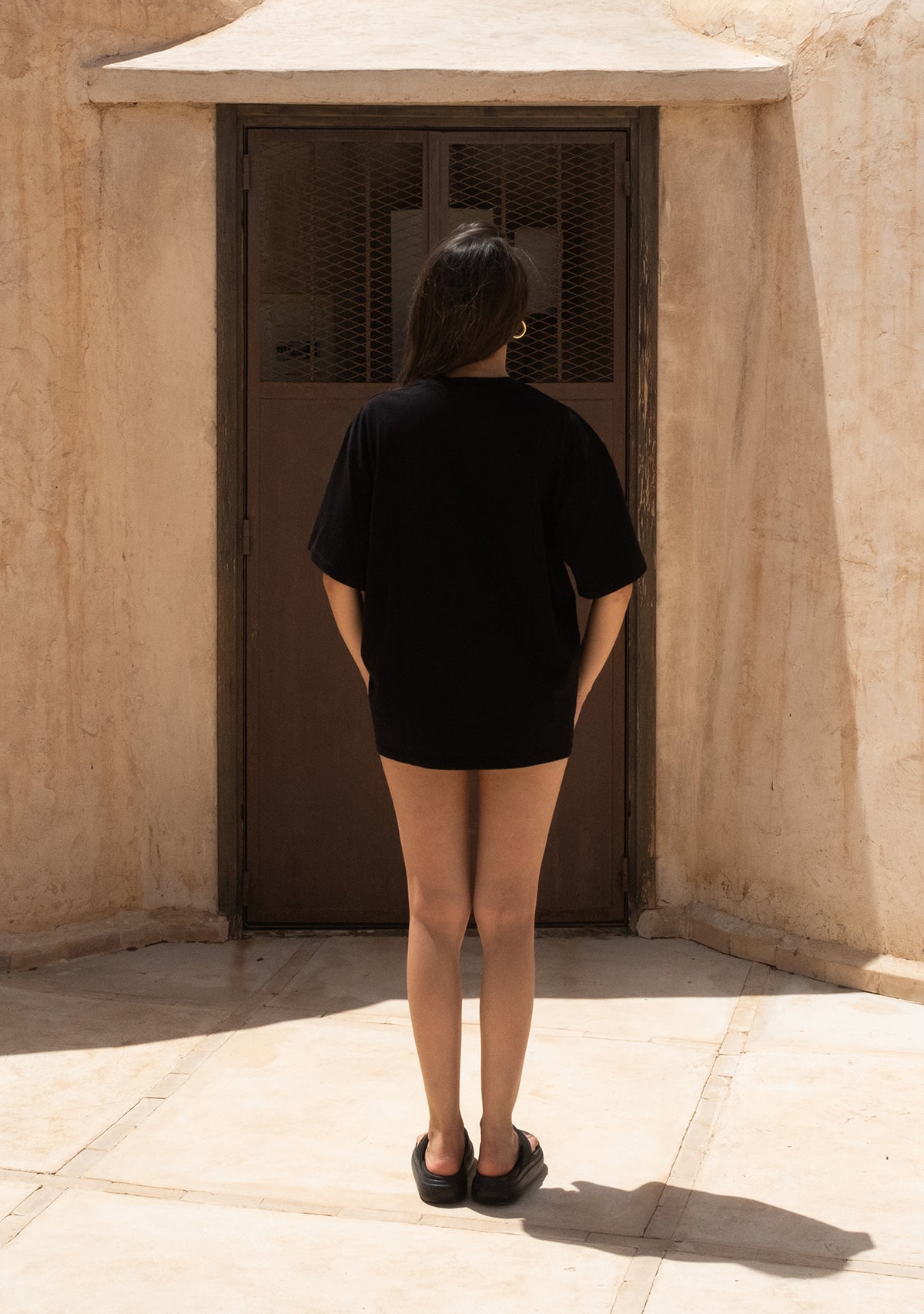 Tiny Oversize Black T-Shirt