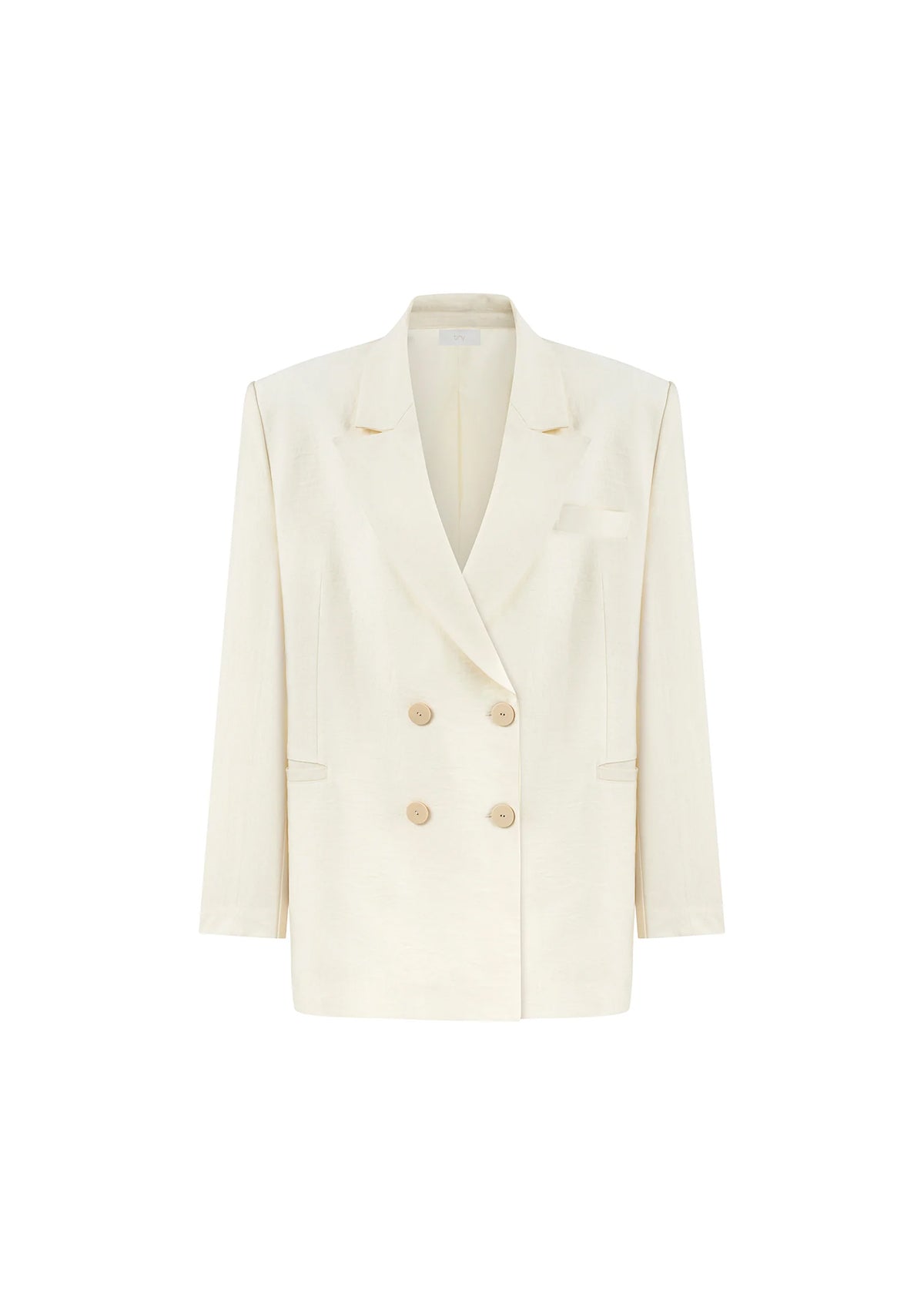 Beyaz Tencel™ Blazer