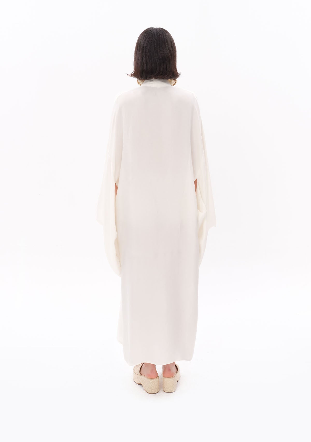 Beyaz Luxe Tencel™ Kimono