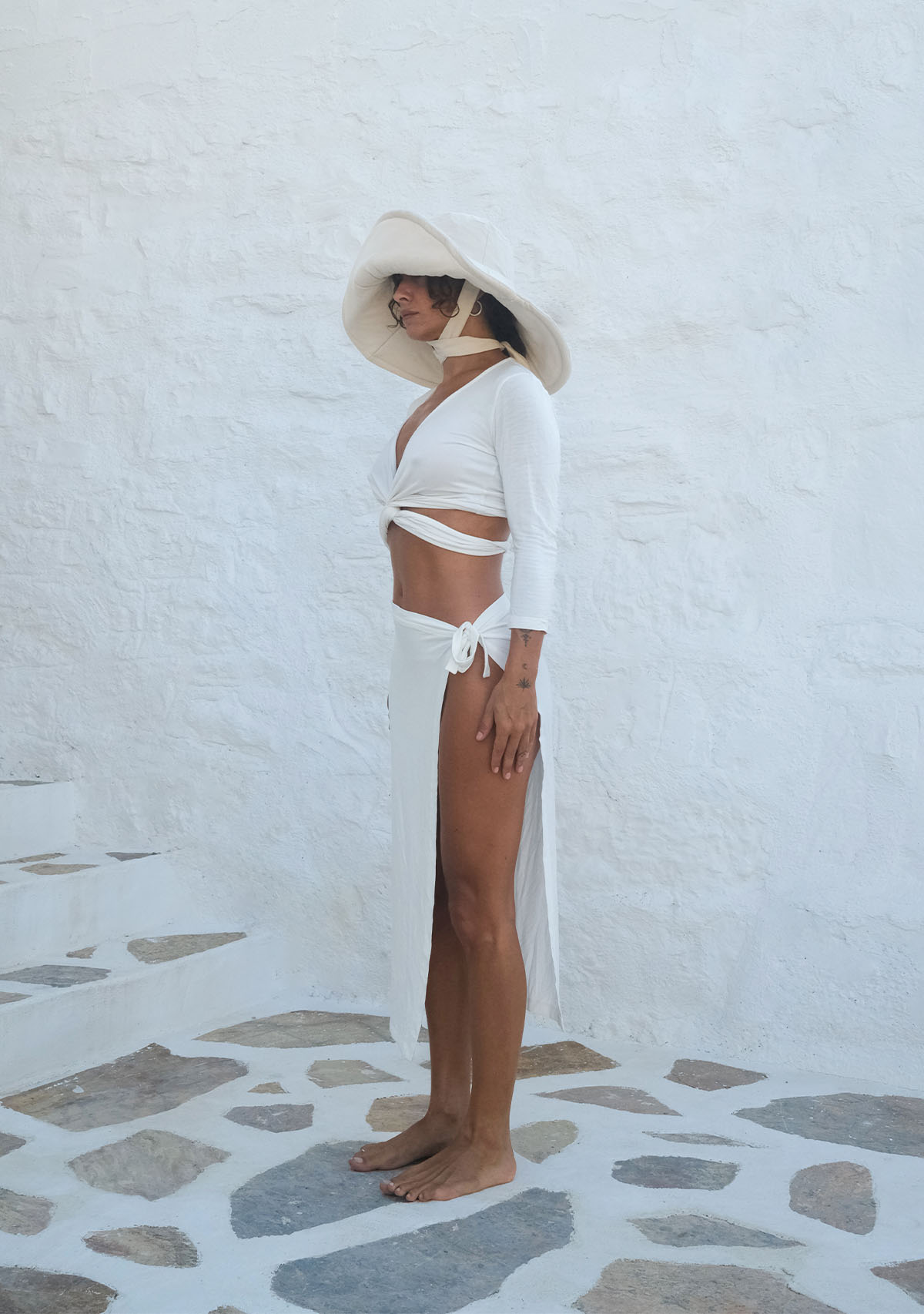 White Long Sleeve Top
