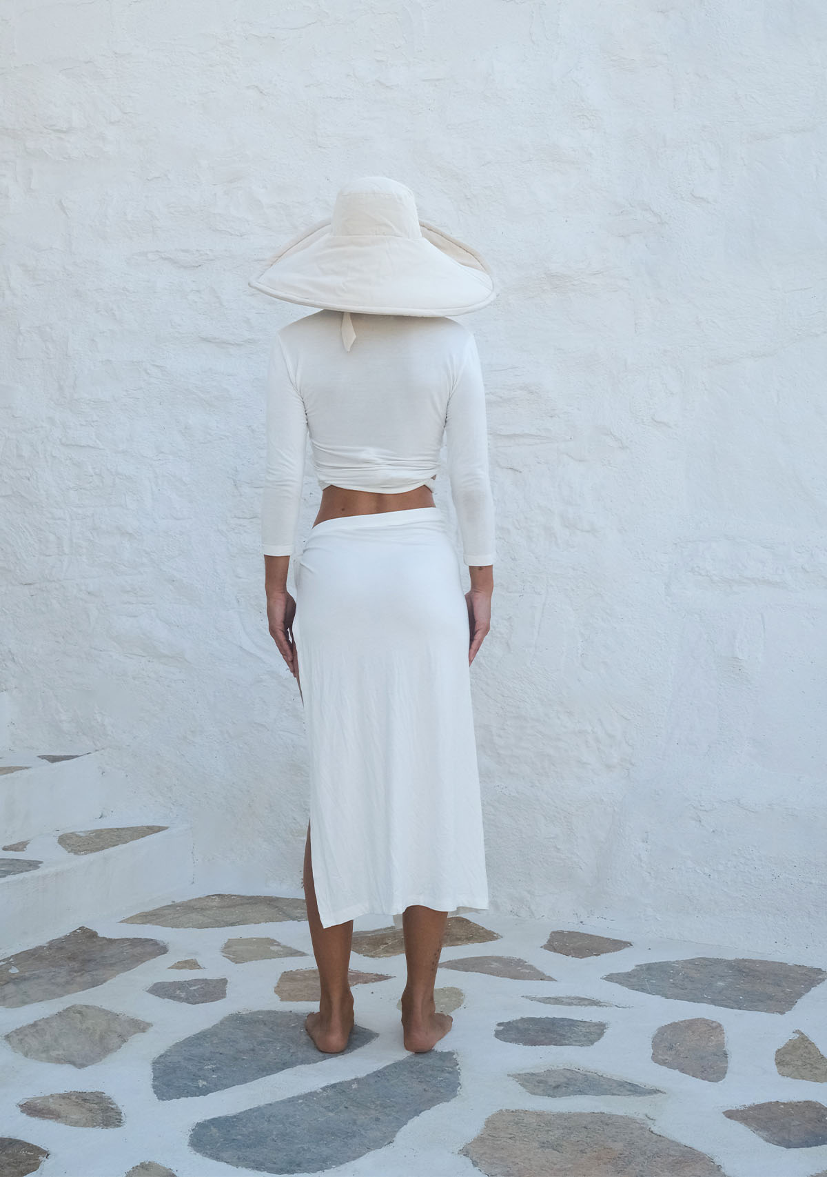 White Long Sleeve Top