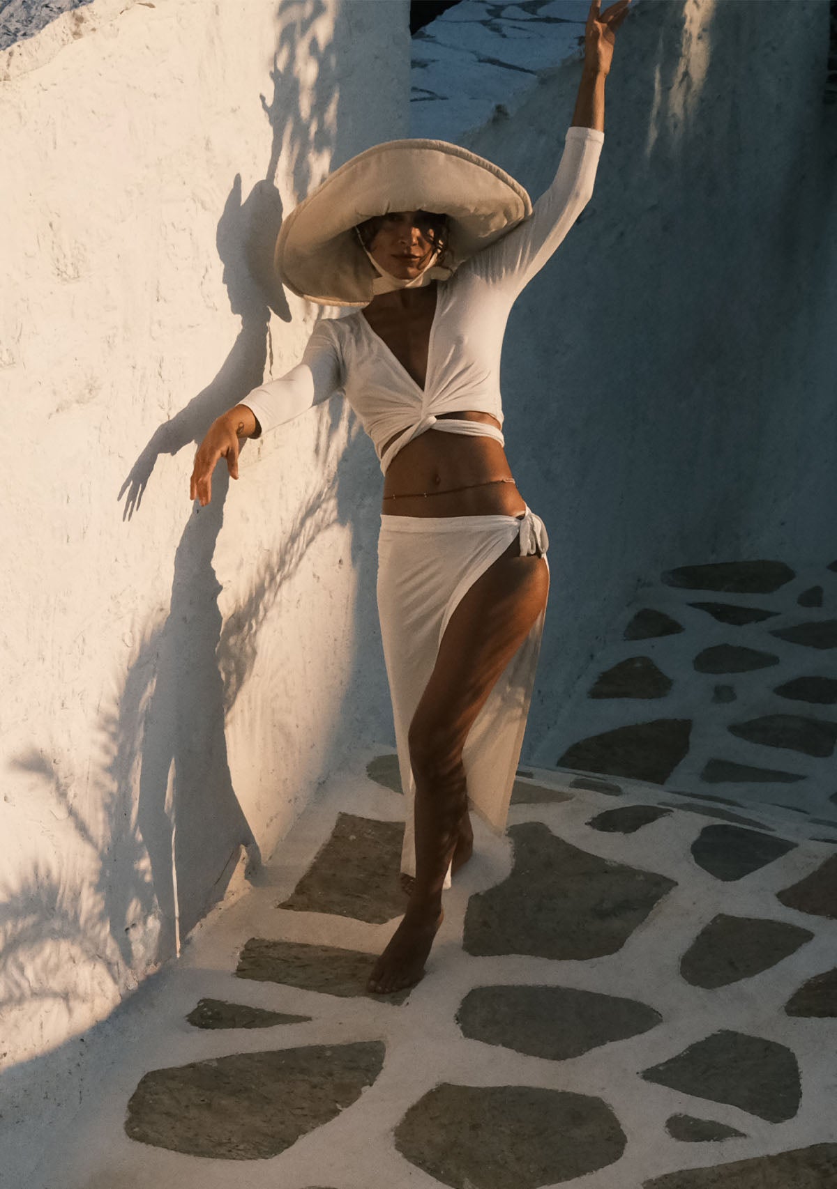 White Long Sleeve Top