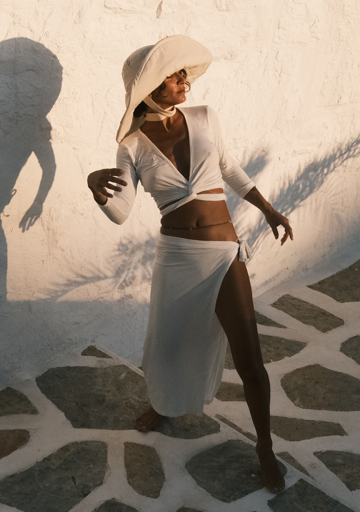 White Long Sleeve Top