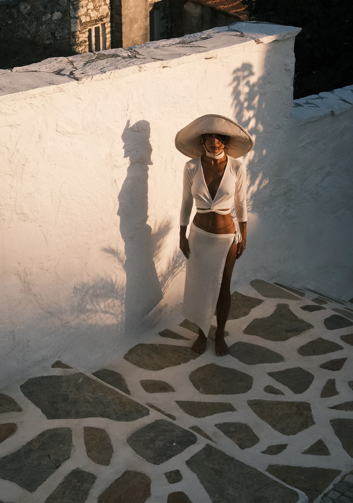 White Long Sleeve Top