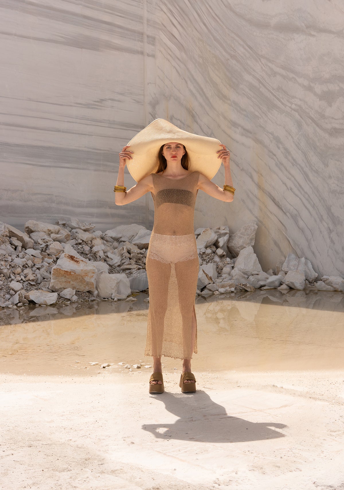Beige Bali Breeze Dress