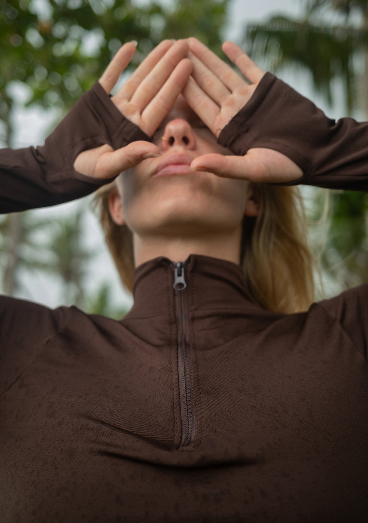 Yarım Fermuarlı Uzun Kollu Aktif Üst