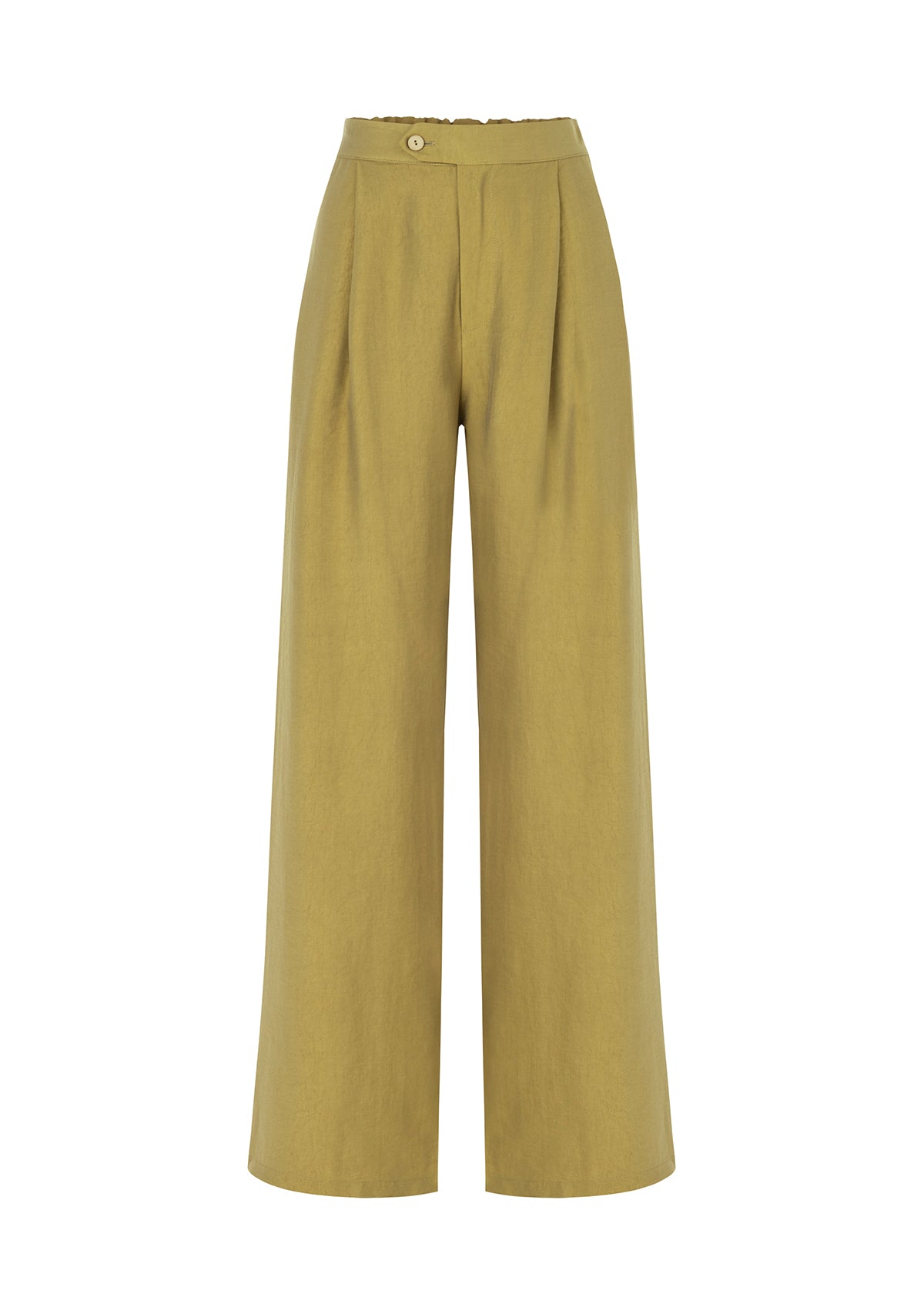 Green Tencel Pants