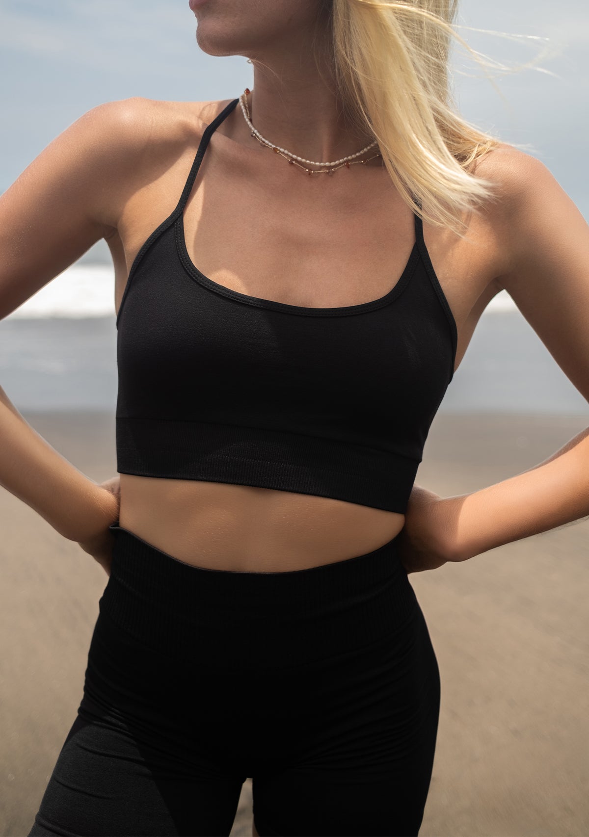 Ayarlanabilir Askılı Dikişsiz Spor Büstiyer