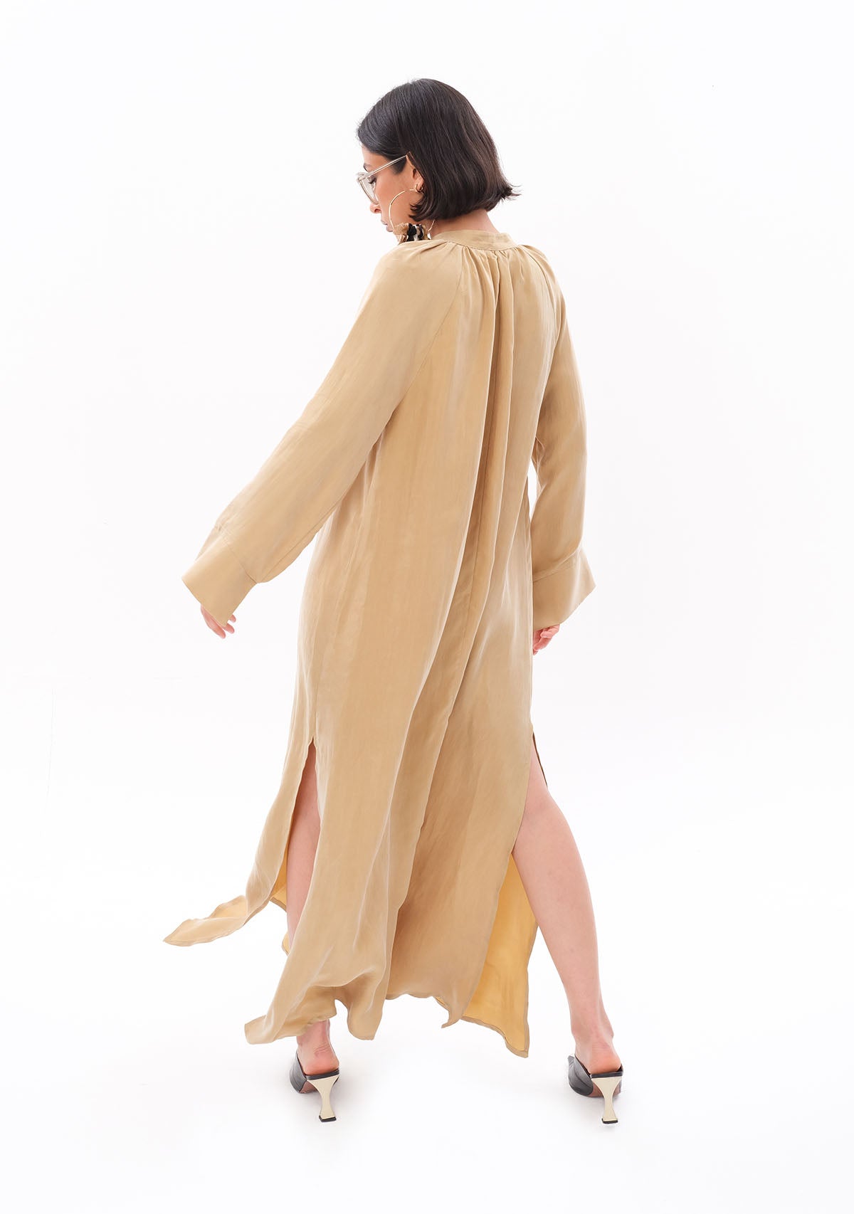 Beige Marrakesh Tencel Dress