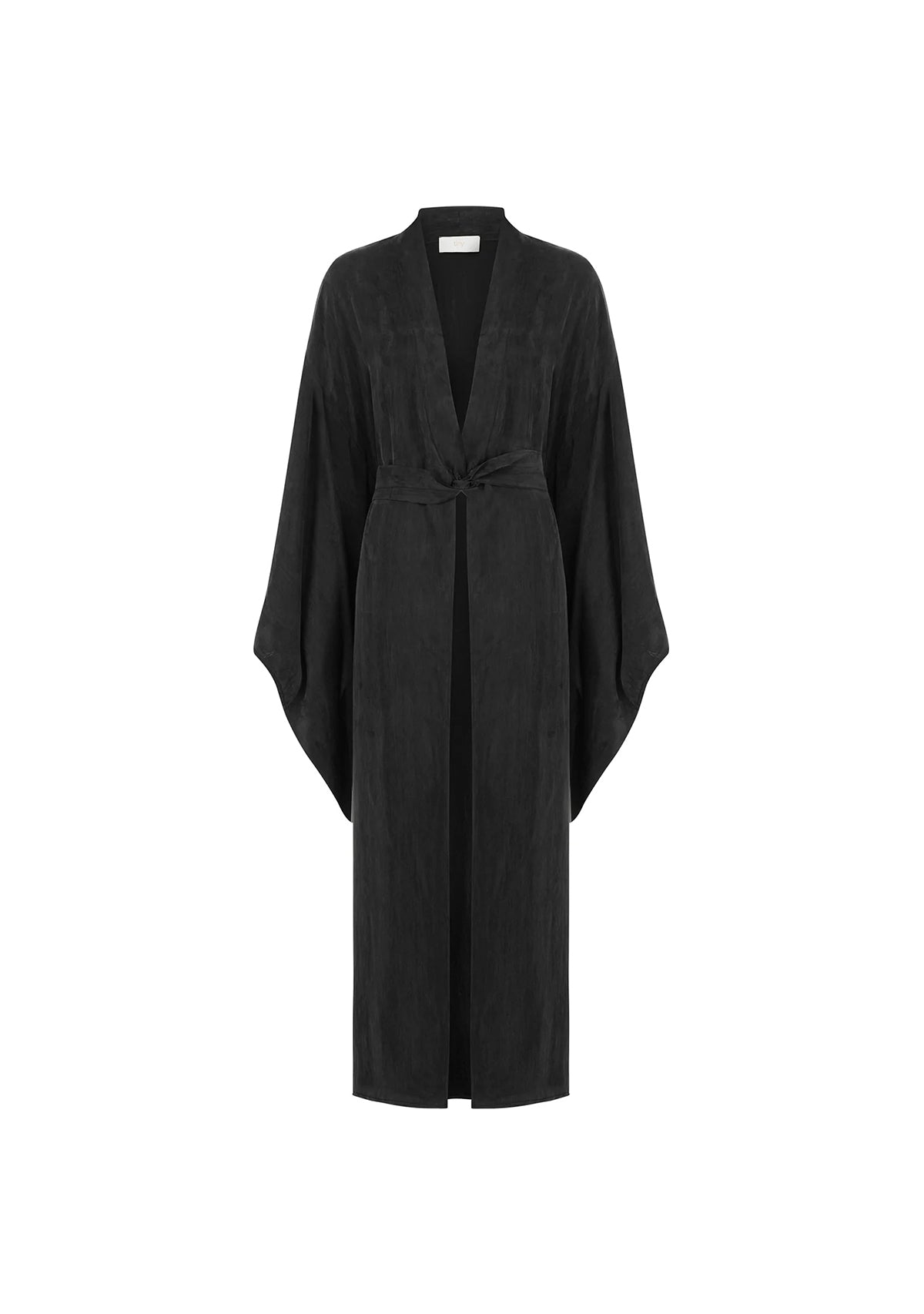 Anthracite Luxe Tencel Kimono