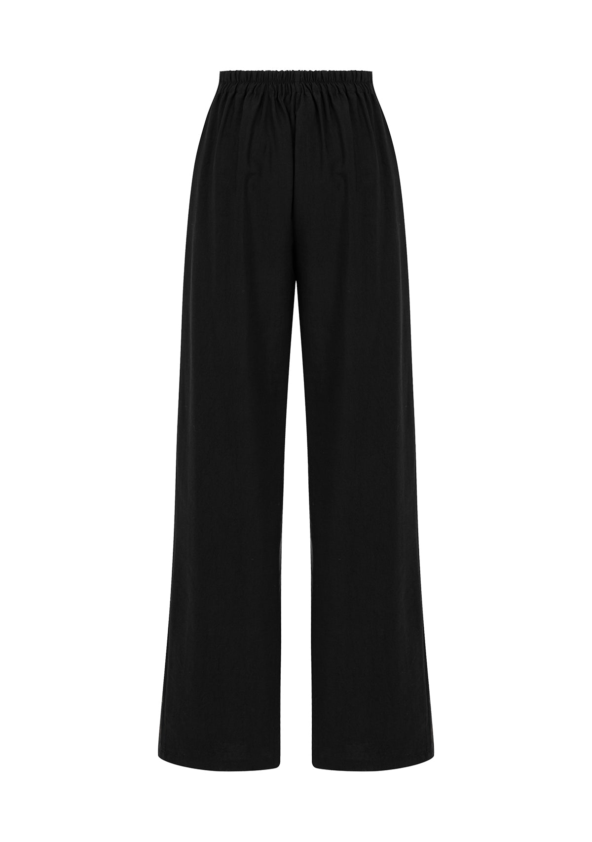 Black Tencel Day Pants