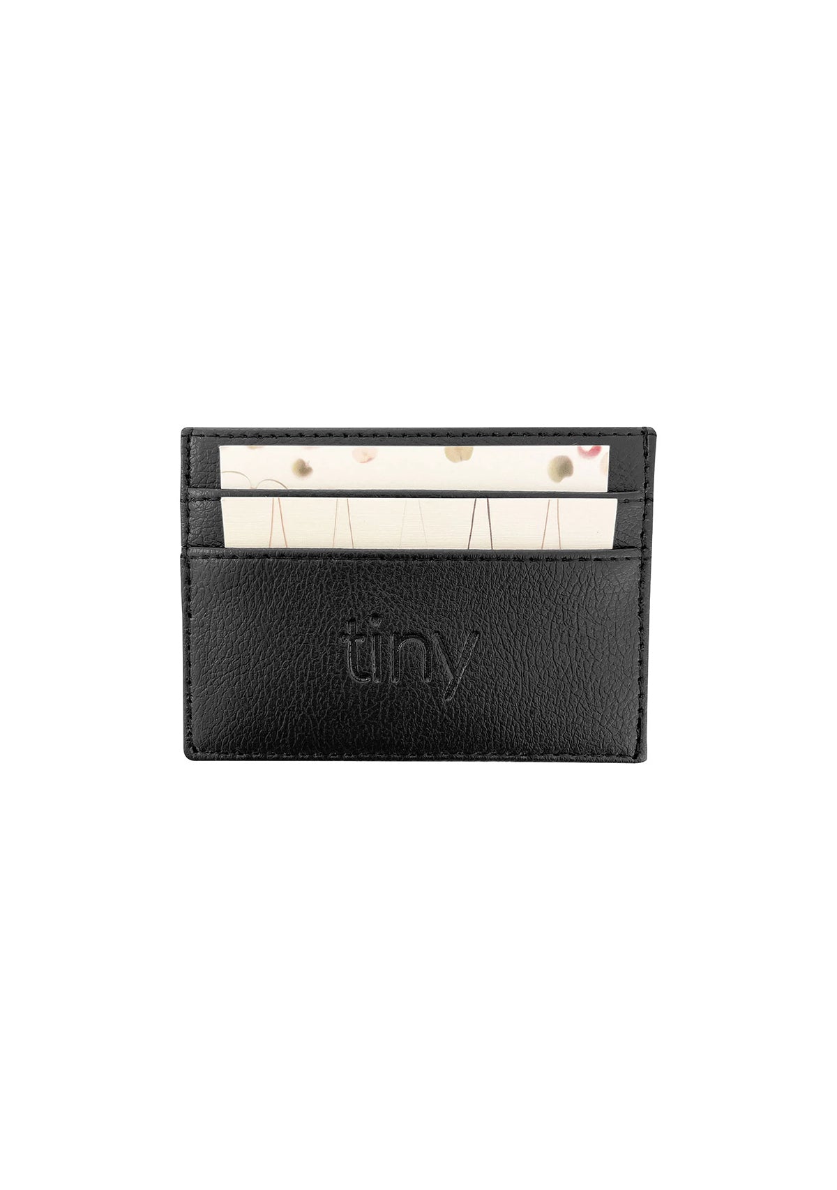 Black Apple Leather Cardholder