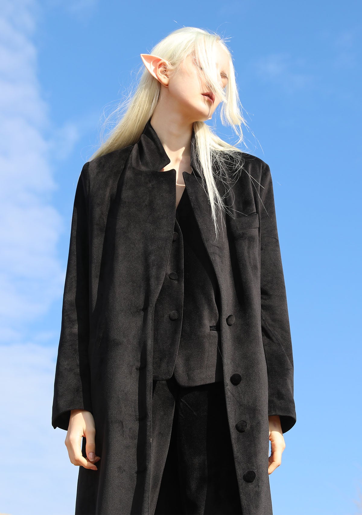 Black Ines Velvet Jacket