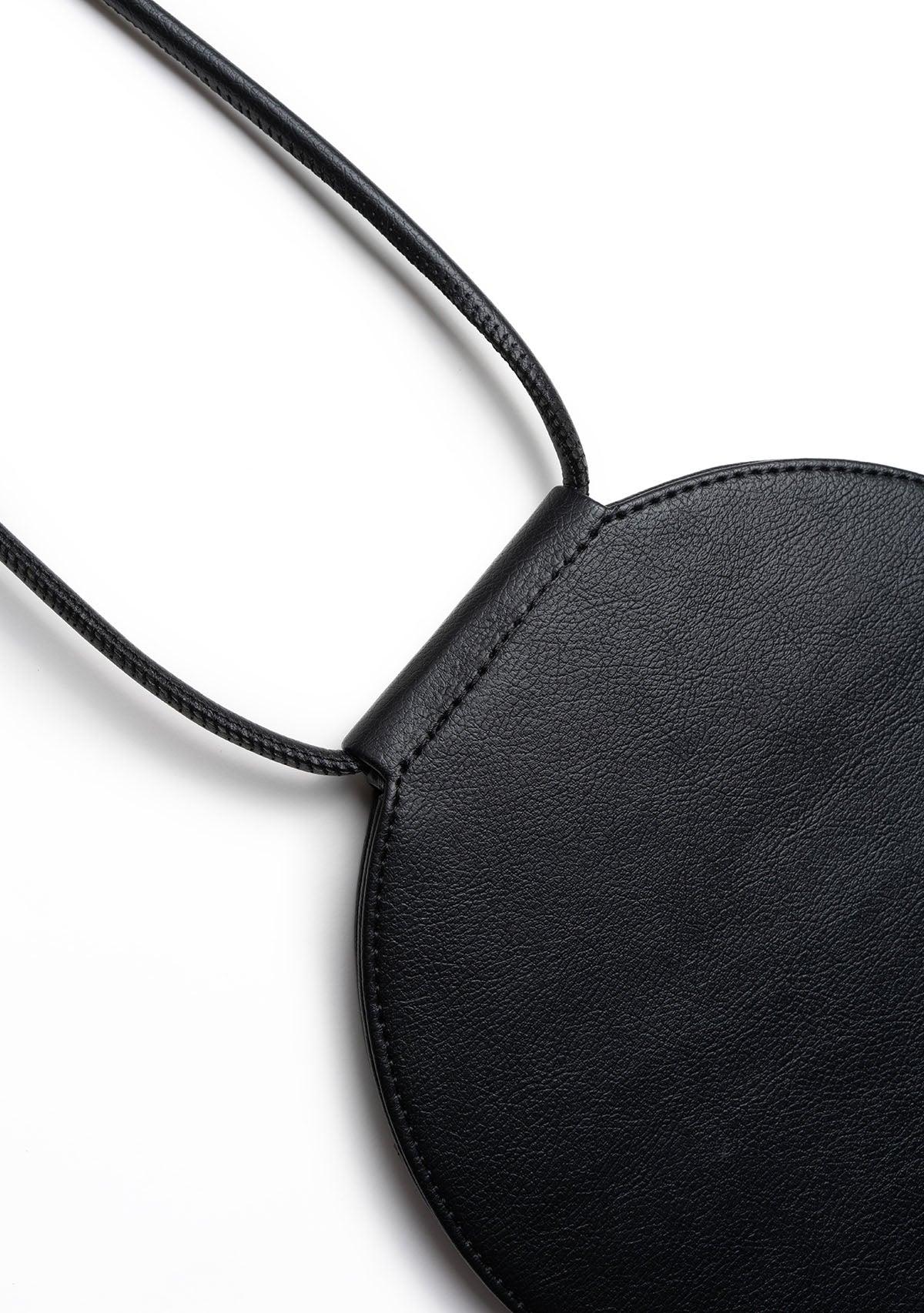 Black Vegan Leather Bag