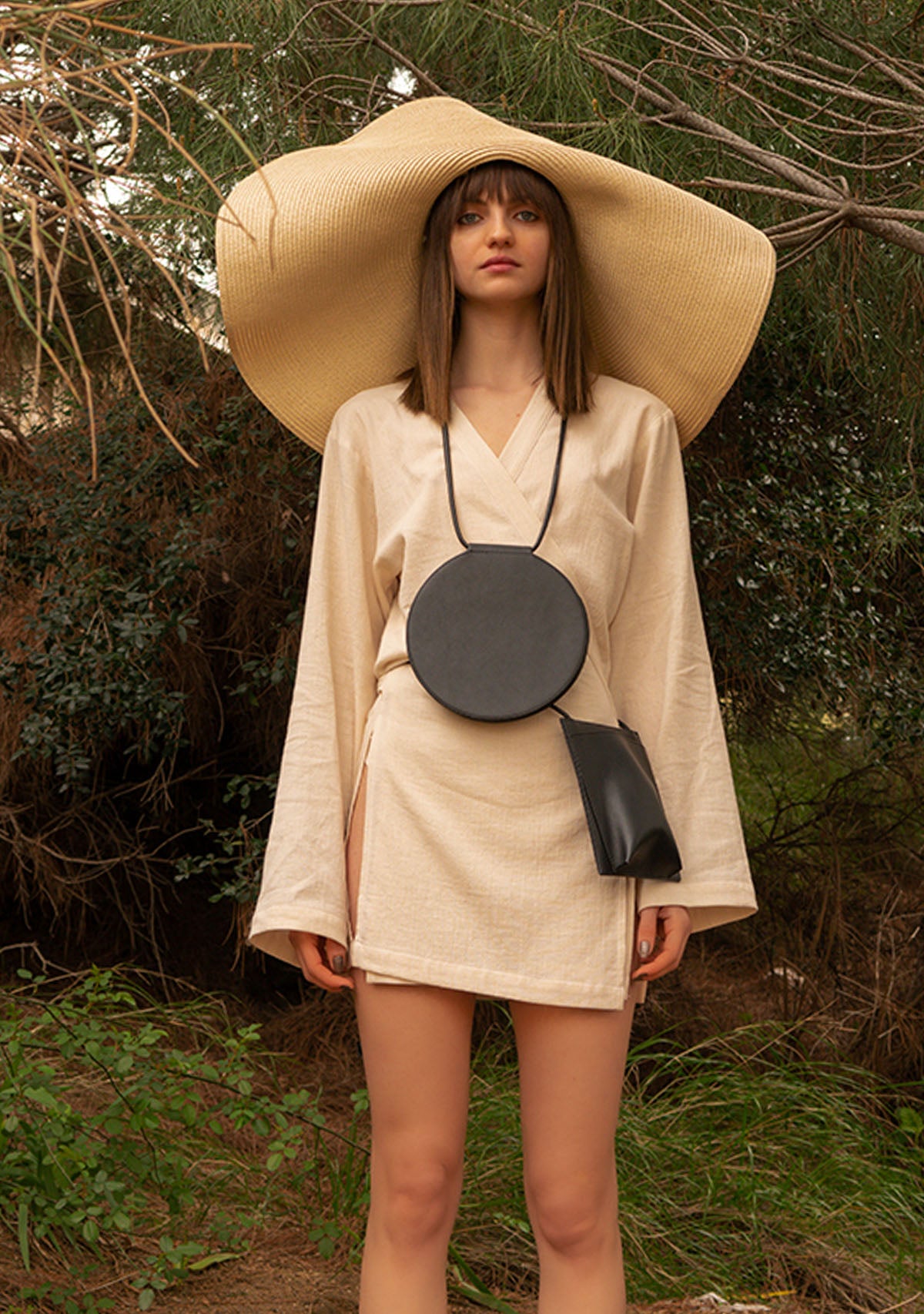 Black Vegan Leather Bag