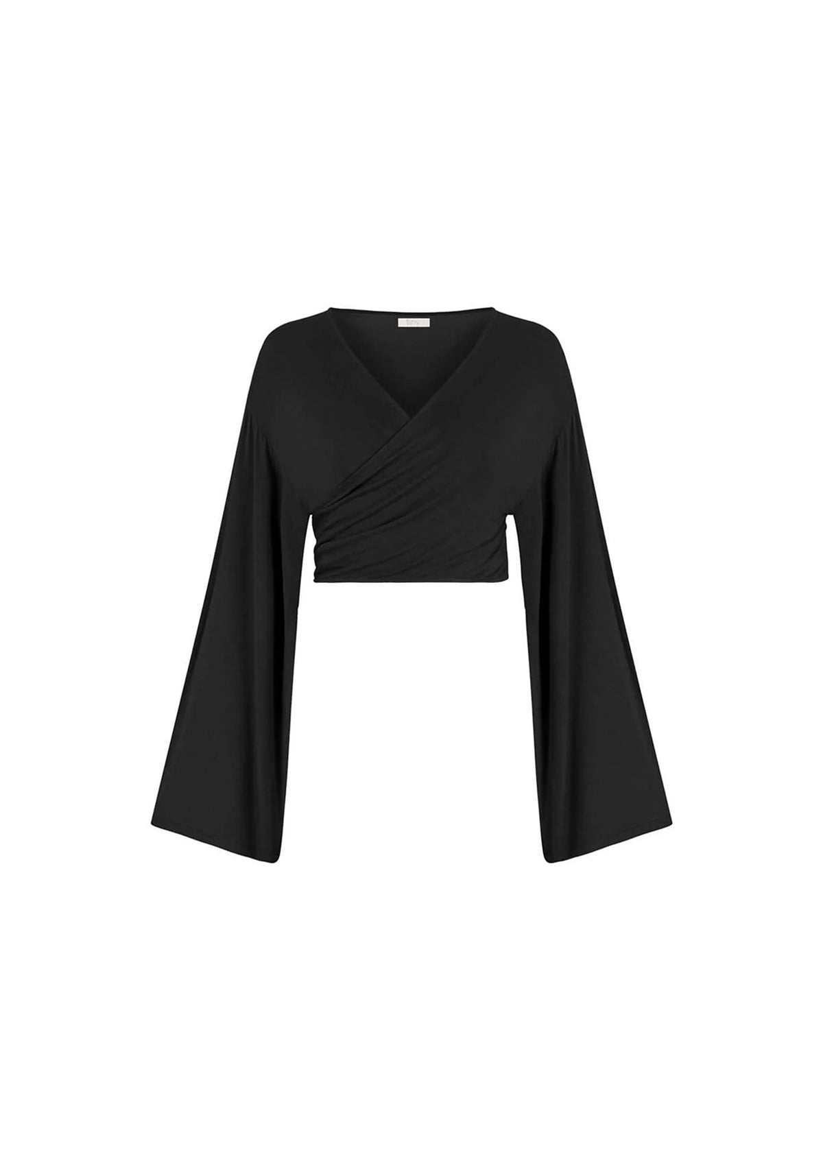 Black Bat-Wing Sleeve Top