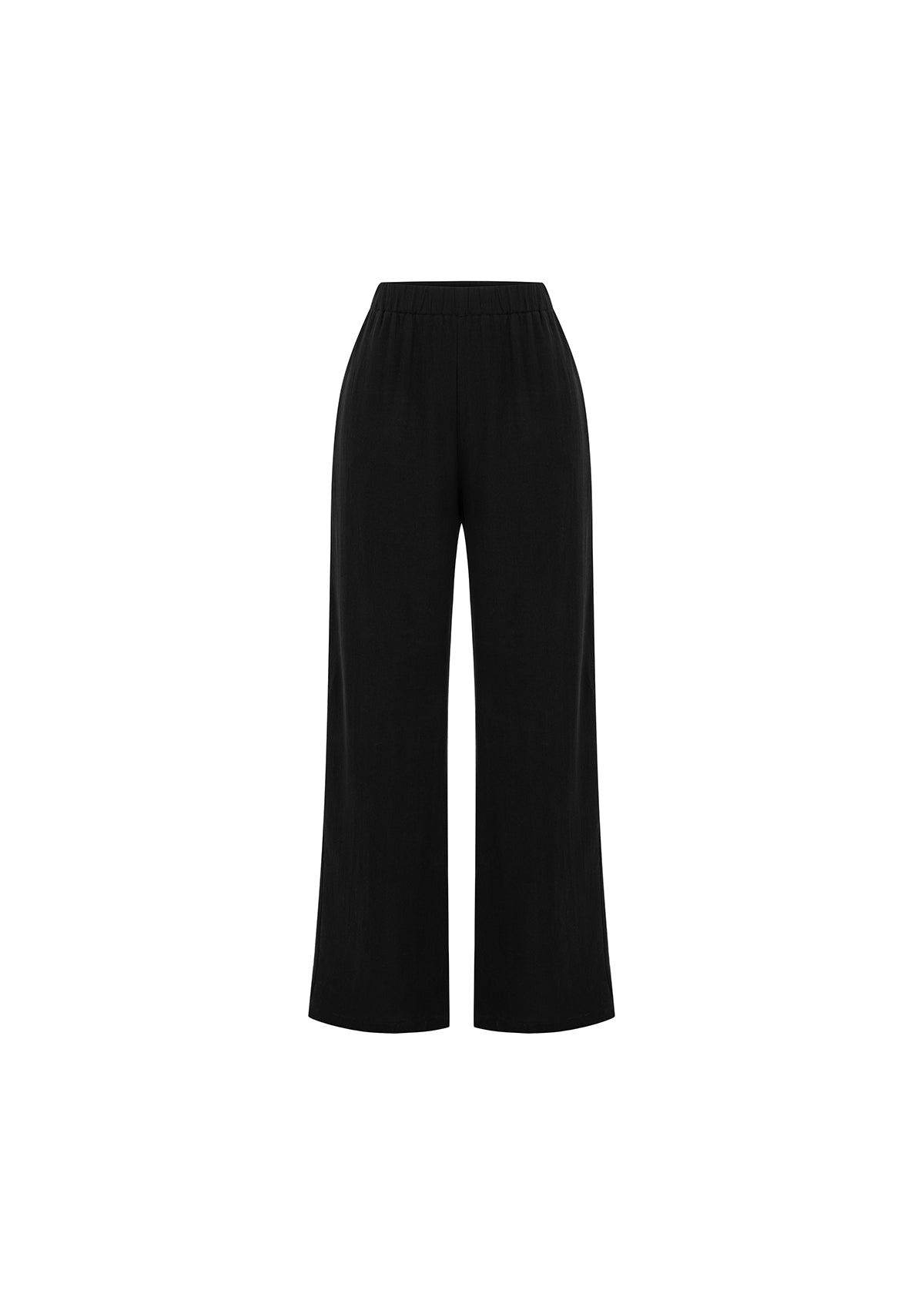 Black Tencel Day Pants