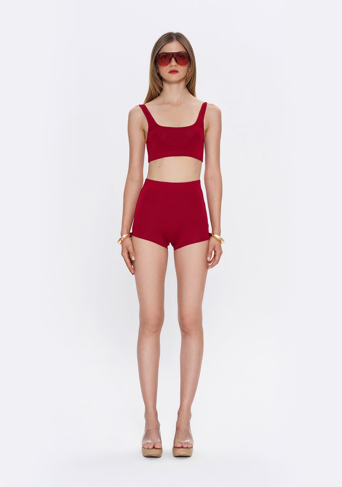 Burgundy Boxer Short