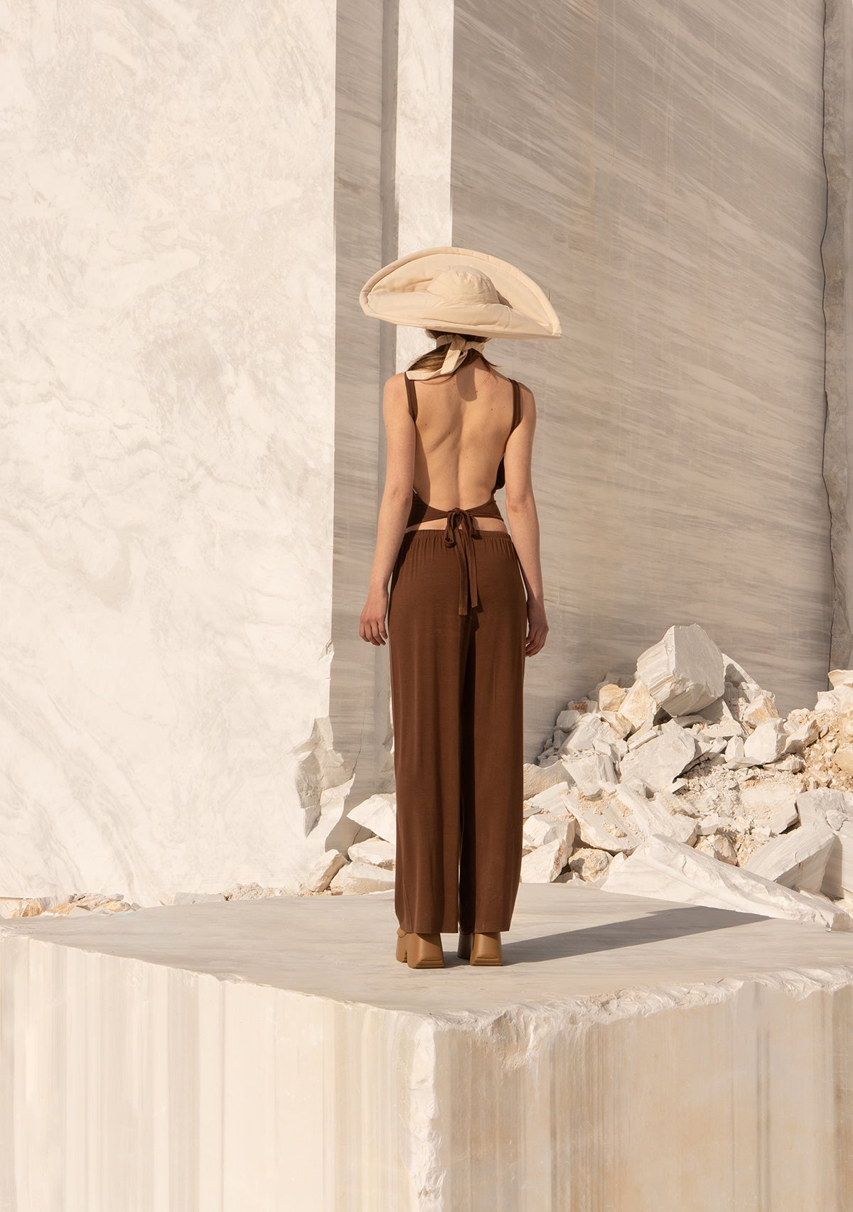 Brown Celestial Revelry Top