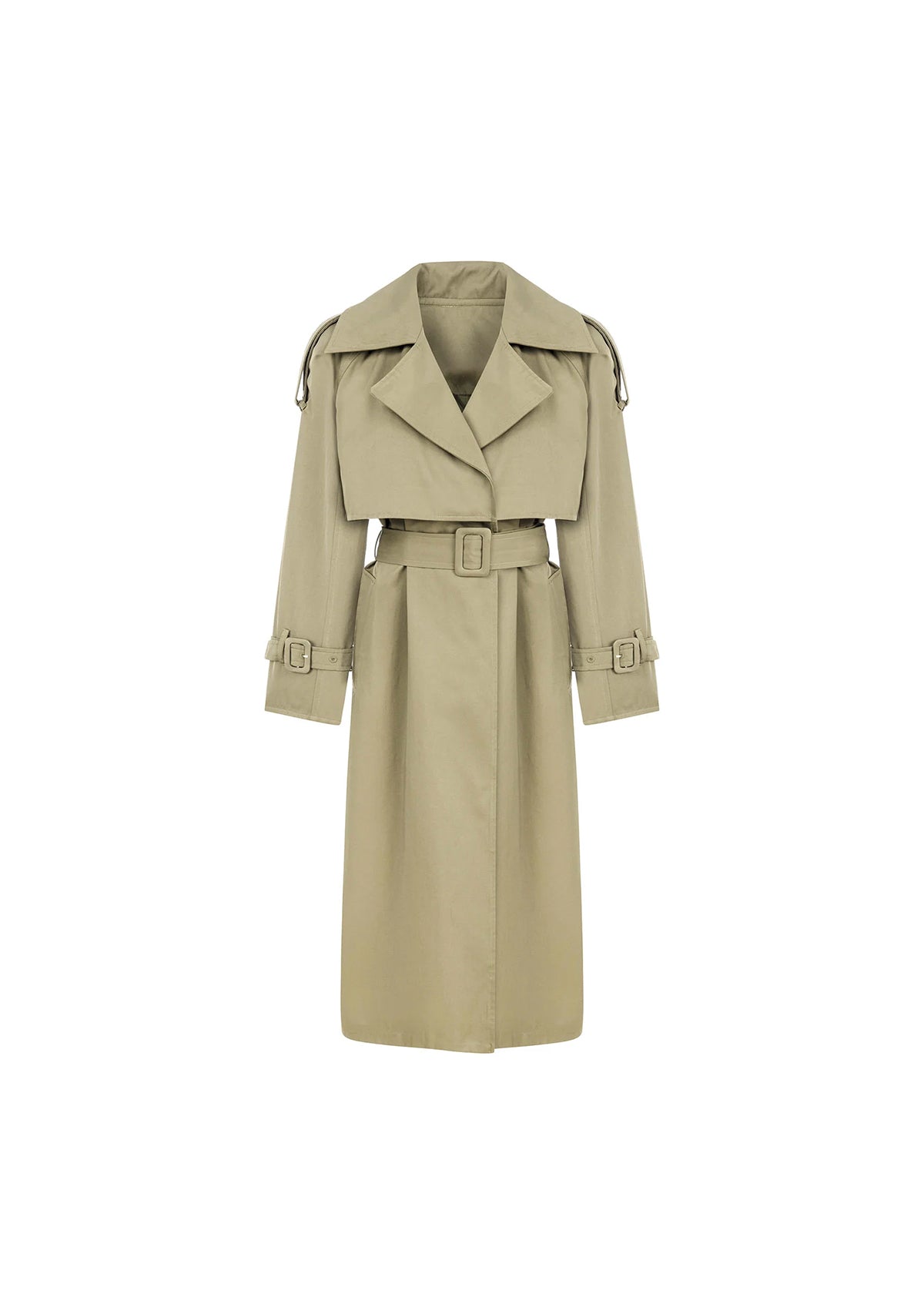 Cream Edus Trenchcoat