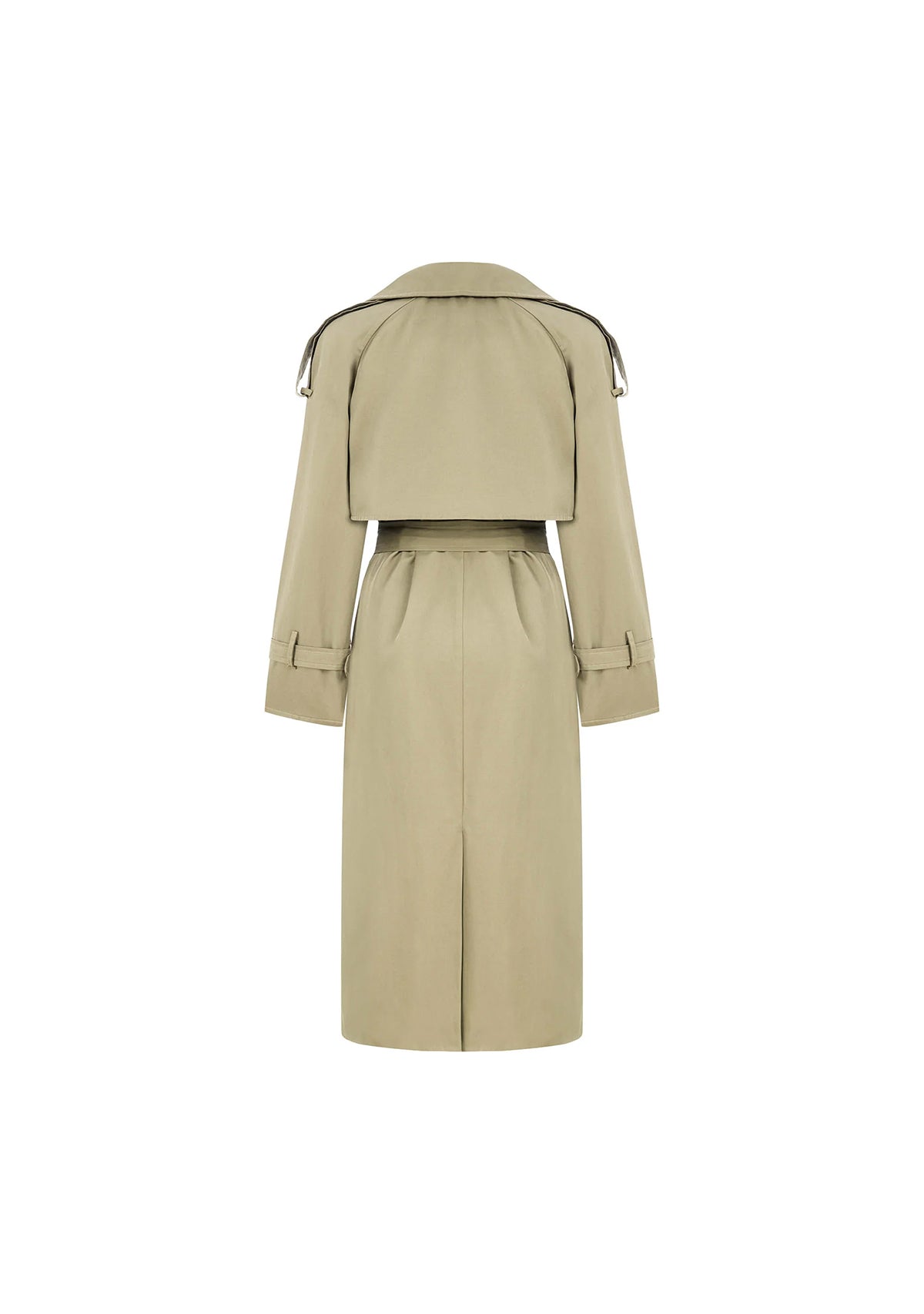 Cream Edus Trenchcoat