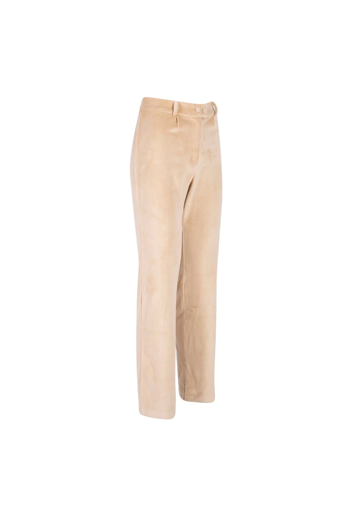 Cream Ines Velvet Trouser