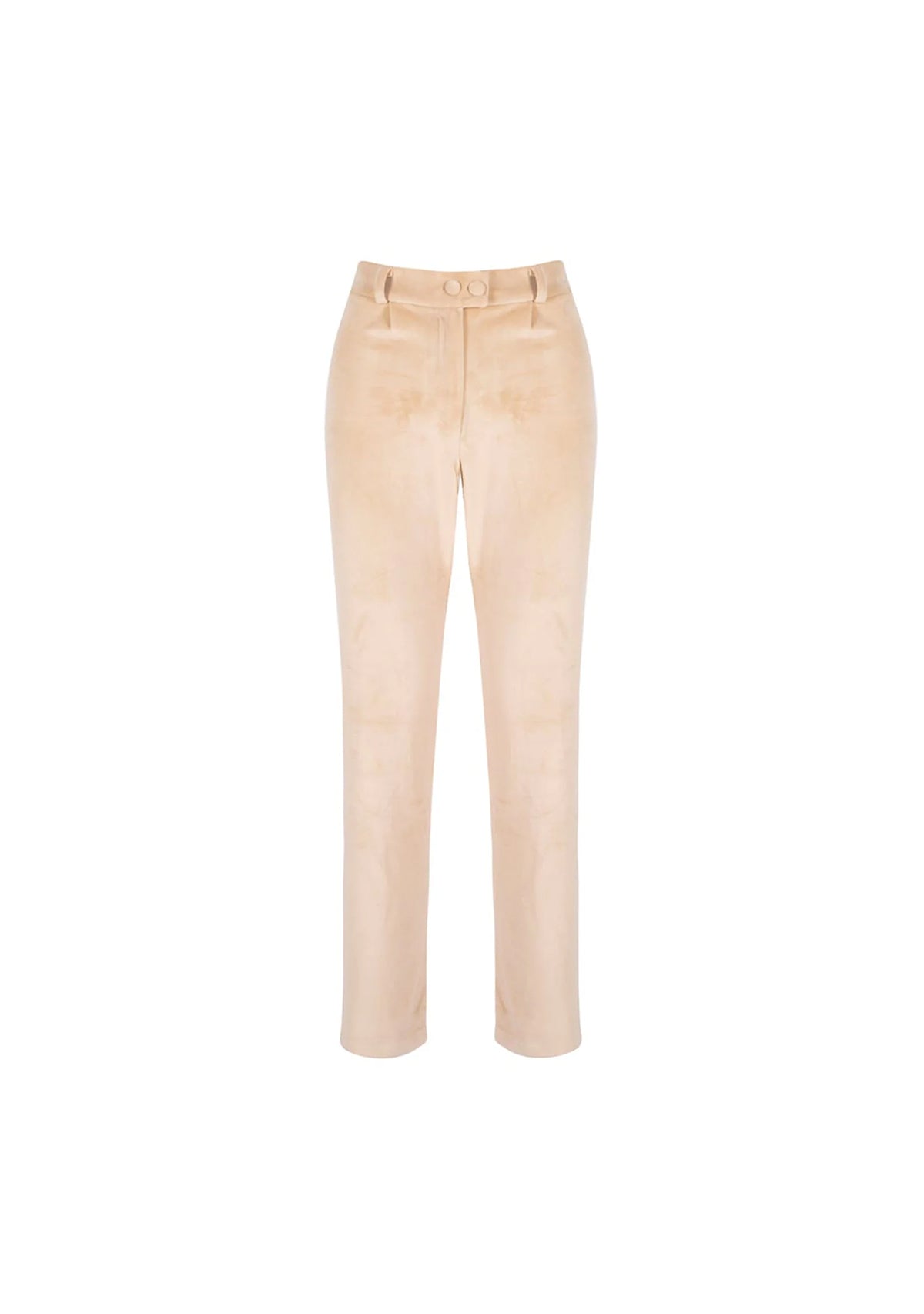 Cream Ines Velvet Trouser