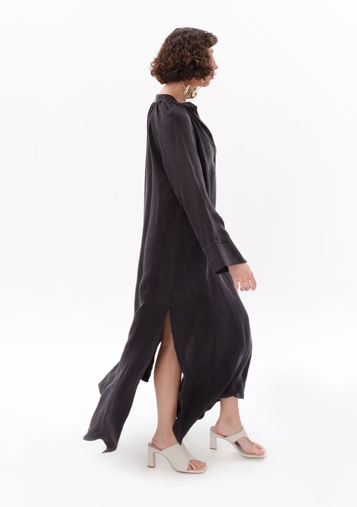 Black Luxe Tencel Pareo