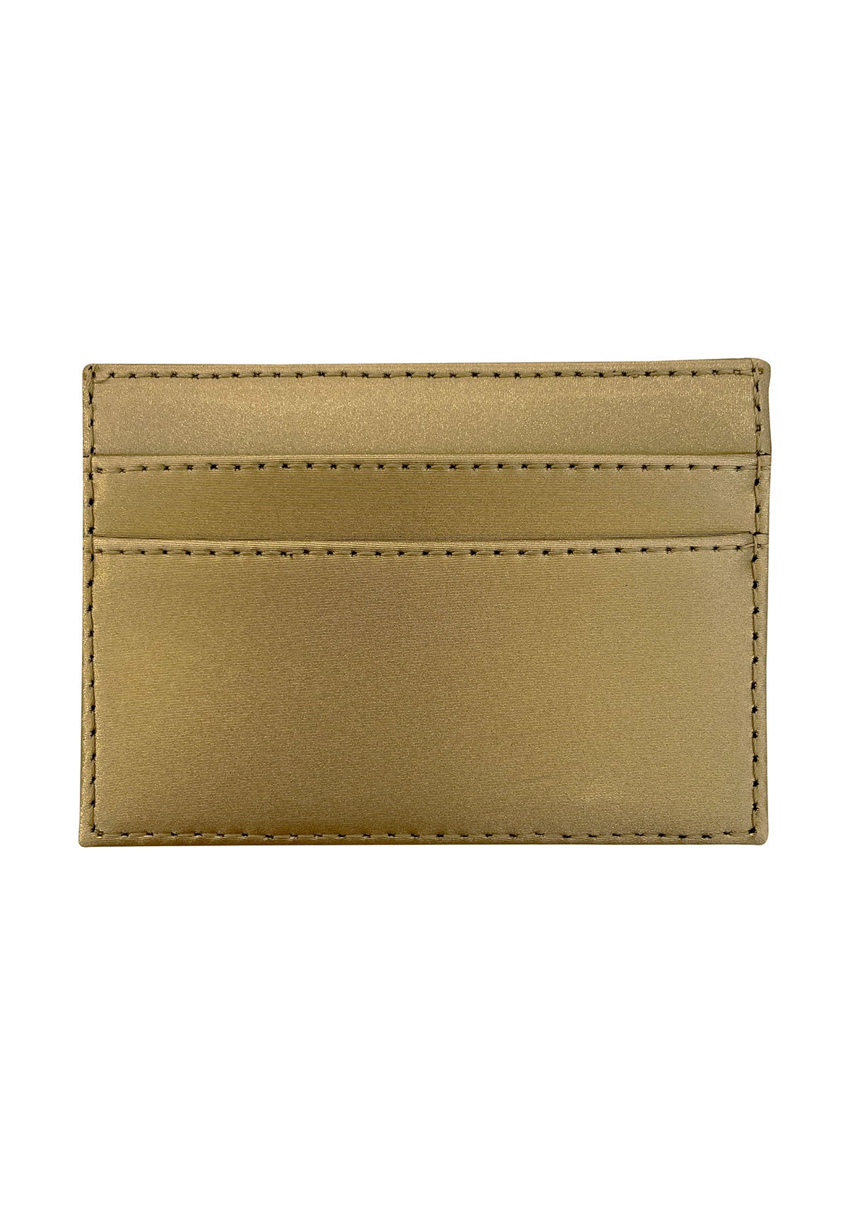 Gold Apple Leather Cardholder