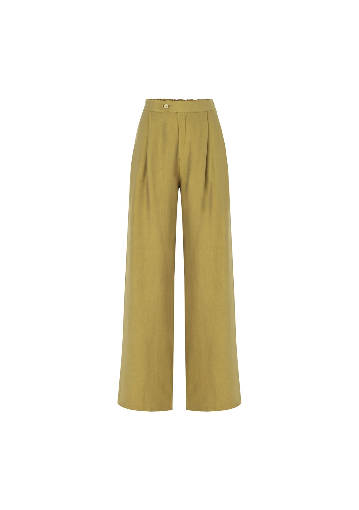 Green Tencel Pants