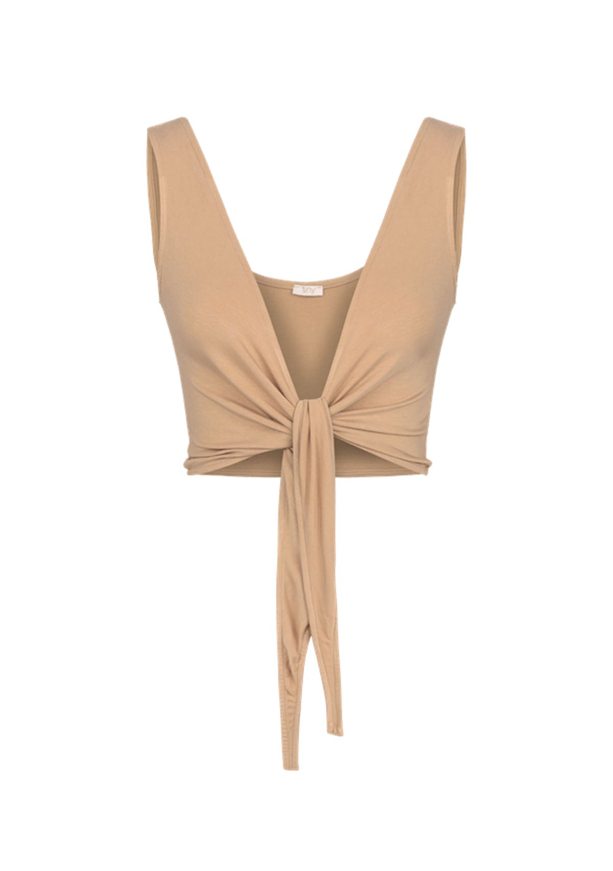 Nude Wrap Top