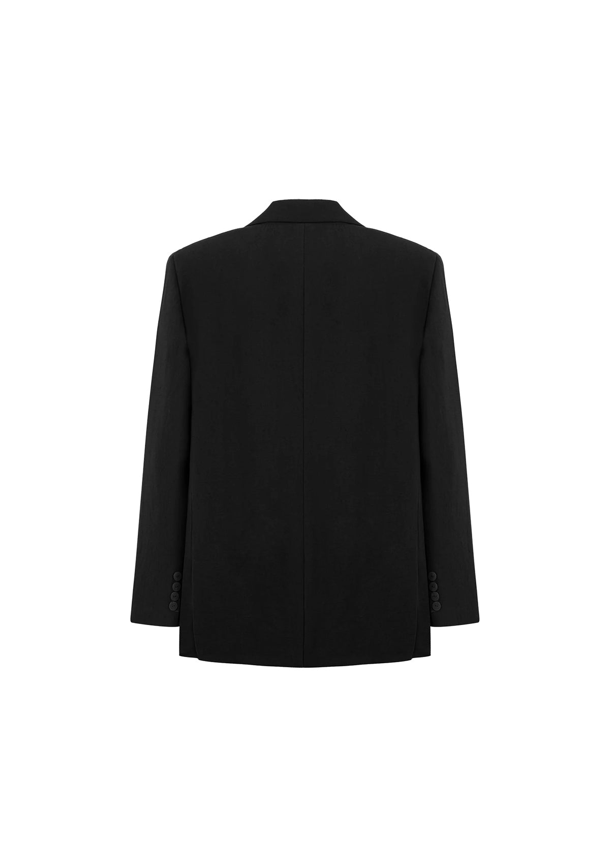 Black Tencel Blazer Jacket