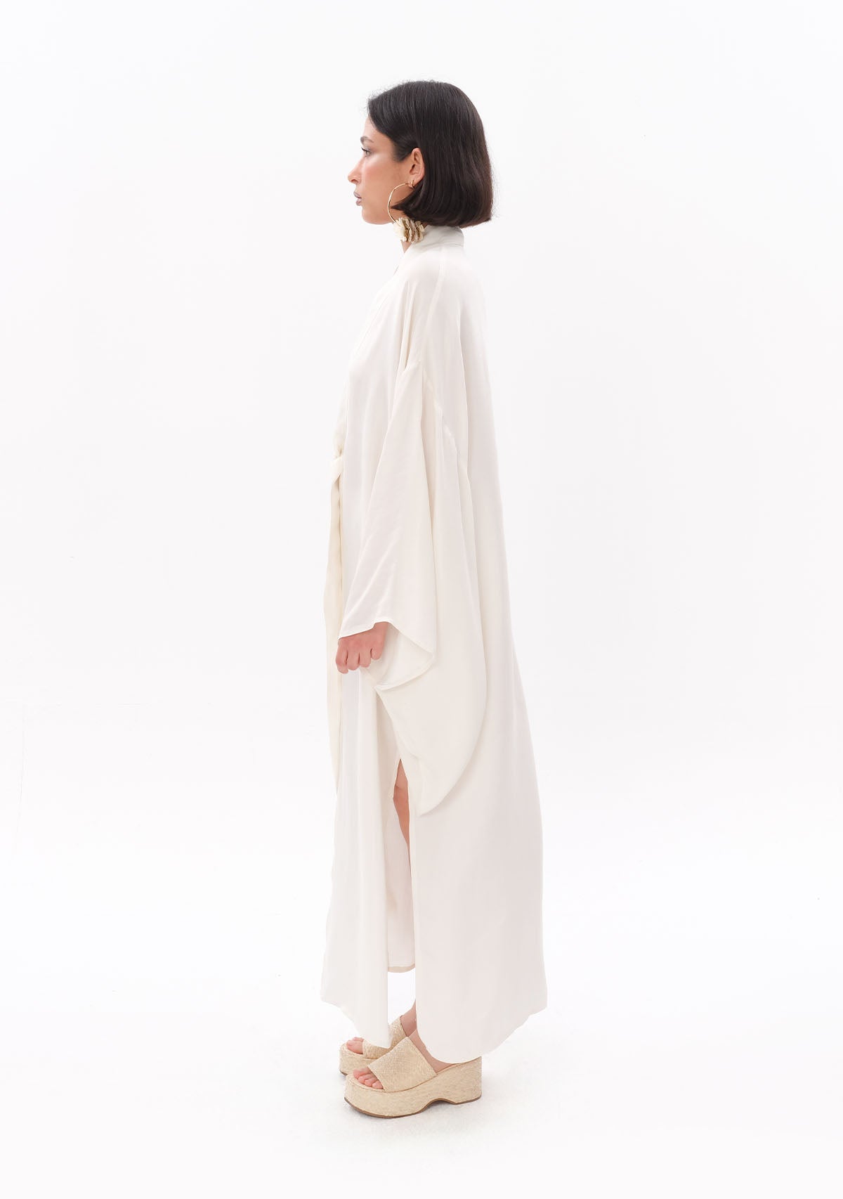 Beyaz Luxe Tencel™ Kimono