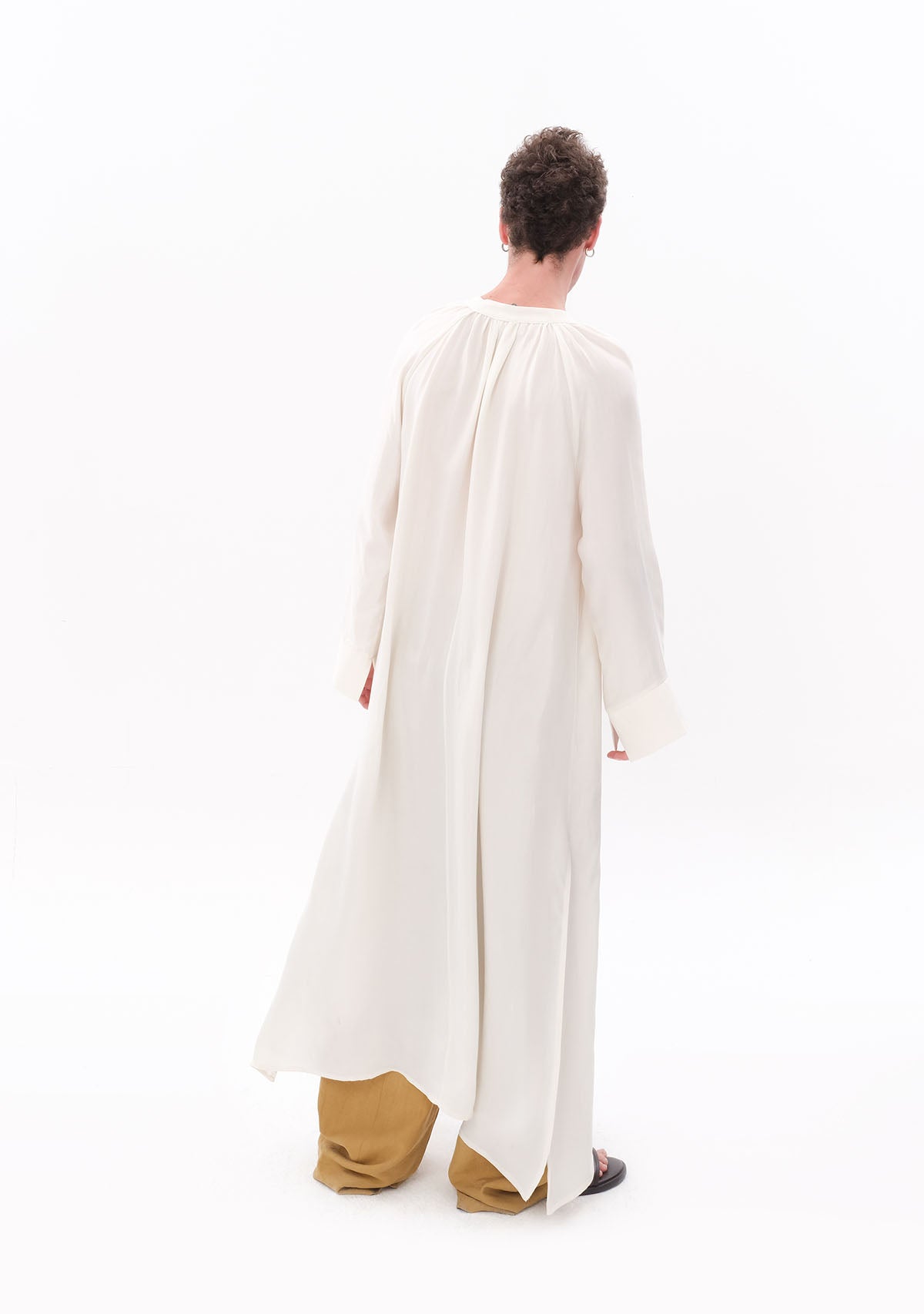 White Marrakesh Tencel Dress