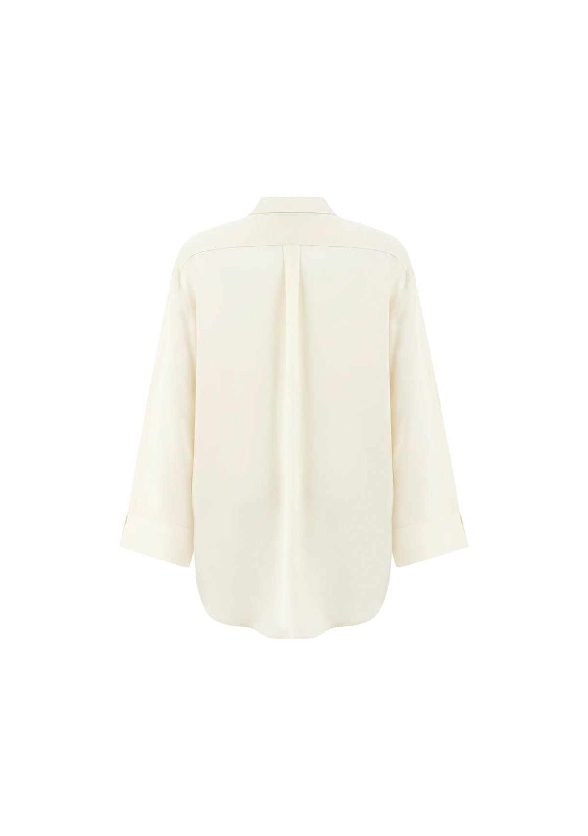 White Tencel Oversize Shirt