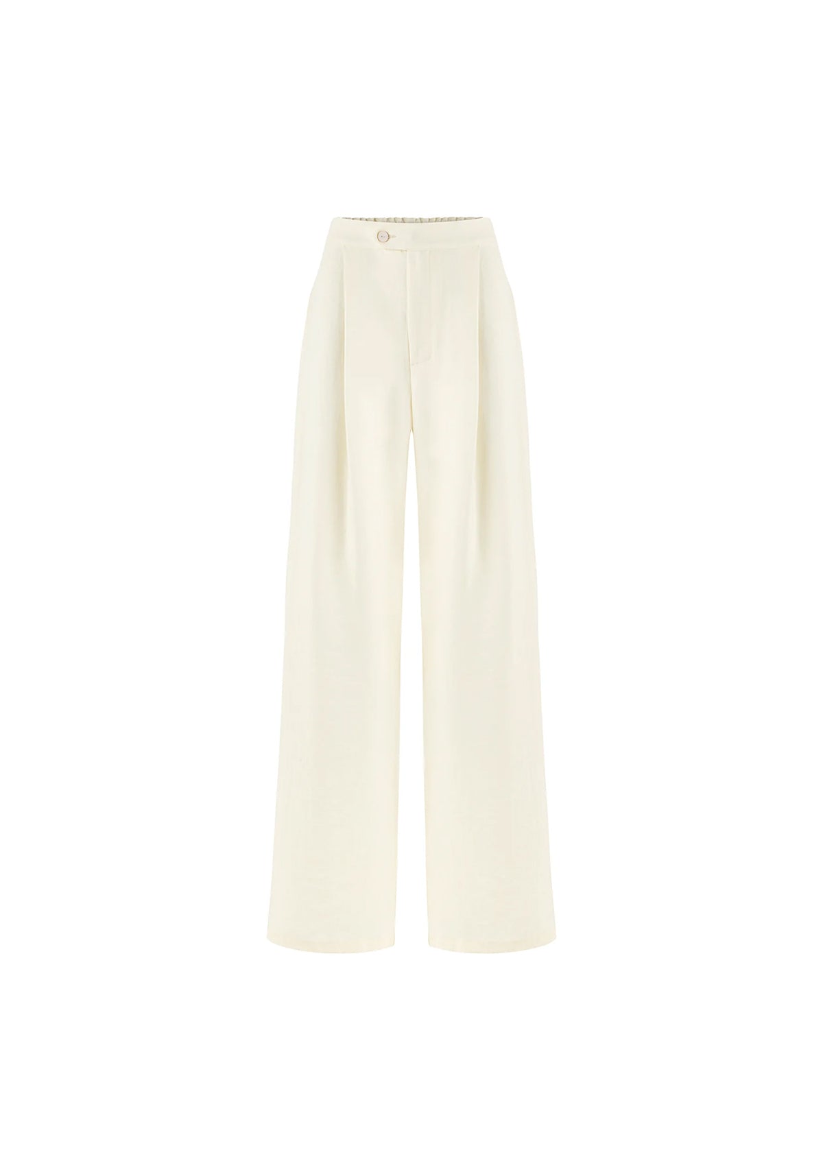 White Tencel Pants