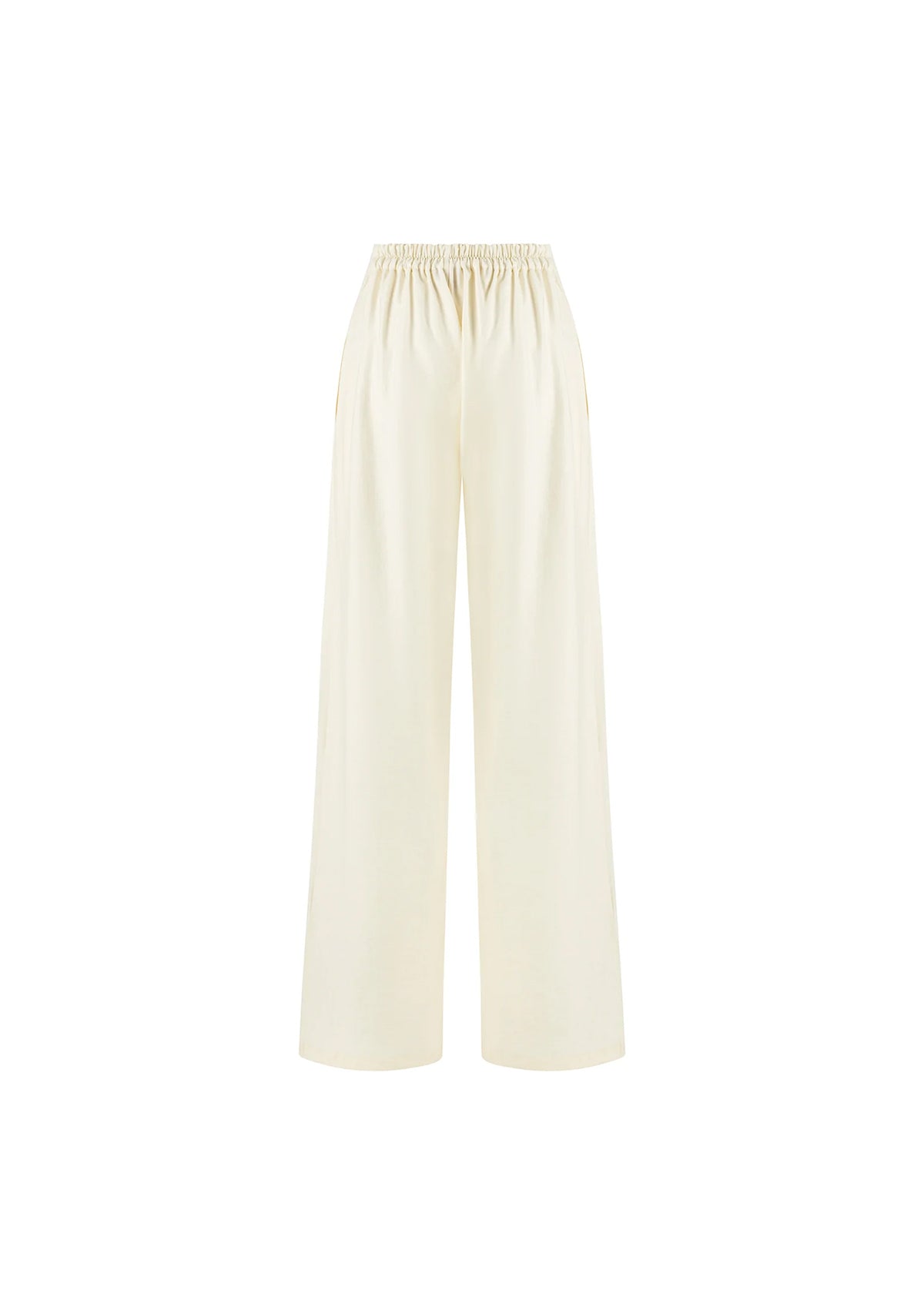 White Tencel Pants