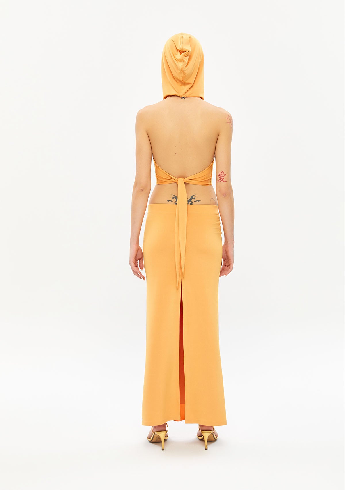 Yolo Orange Skirt